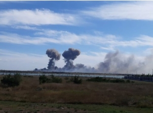 Պայթյուն Ղրիմում և հարձակումներ ռազմական օբյեկտների վրա