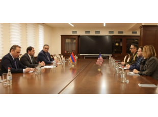 Папикян и временный поверенный в делах посольства США в Армении обсудили сотрудничество Армения–США в сфере обороны